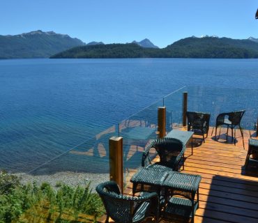 Vista del hotel Correntoso Lake & River Patagonia Argentina